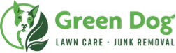 Green Dog Lawn Care Company Logo