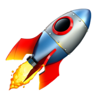 Picture Of Flying Rocket Icon